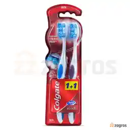 مسواک کلگیت مدل 360 درجه OPTIC WHITE تعداد 2 عددی