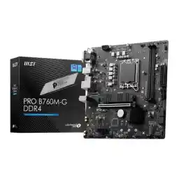 مادربرد ام اس آی مدل PRO B760M G DDR4 MSI PRO B760M-G DDR4 LGA1700 mATX Motherboard