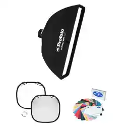 سافت باكس (Profoto striplight 1x6' (30x180cm+رفلکتور Silver/White M+ فون کاغذی