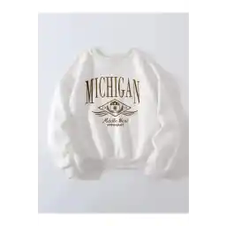 مانسی زیبای یونیسکس یونیسکس بلوز سفید چاپ شده قهوه ای