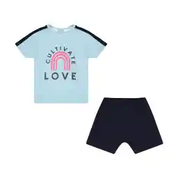 تی شرت آستین کوتاه و شلوارک بچگانه ایزی دو مدل 2181291-51