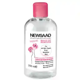 محلول پاک‌کننده آرایش صورت نیوساد مدل میسلار واتر حجم 250میلی‌لیتر