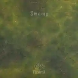 بک دراپ فلکسی رول طرح Swamp