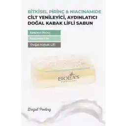 مراقبت از پوست Biolea's Biolea's Natural Pumpkin Fiber گیاهی برنج و صابون نیاسینامید 110 گرم