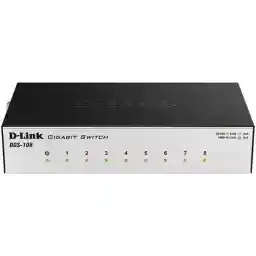 سوییچ 8 پورت دسکتاپی دی-لینک مدل DES-108 D-LINK DES-108 8-Port Desktop Switch