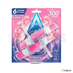 خوشبو کننده و ضدعفونی کننده توالت فرنگی استونیش با رایحه گل صد تومانی تعداد 6 عددی