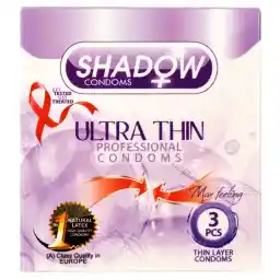کاندوم شادو مدل Ultra Thin بسته سه عددی