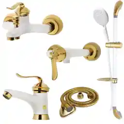 ست شیرآلات دزلی مدل اسپیرال نایس BZ-TT مجموعه 5 عددی