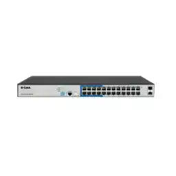 سوییچ 24 پورت +PoE رکمونت دی لینک مدل DGS-F1210-26PS-E D-link DGS-F1210-26PS-E +PoE 24Pin Rackmount Switch