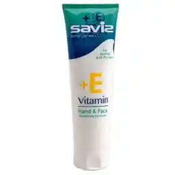 کرم مرطوب کننده دست و صورت ساویز حاوی ویتامین E مناسب پوست خشک و معمولی حجم 90 میل