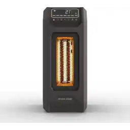 بخاری مادون قرمز CoolHome IH22 - بخاری برقی با کنترل از راه دور - 1500 وات - تا 40 متر مربع - مشکی