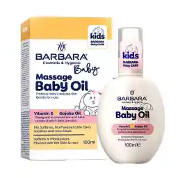 روغن بدن دخترانه باربارا حاوی ویتامین E حجم 100 میل