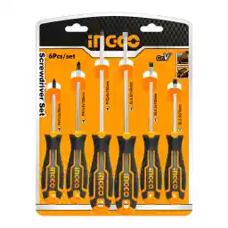 پیچ گوشتی اینکو مدل HKSD-0628 مجموعه 6 عددی