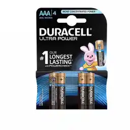 باتری نیم قلمی 4 تایی دوراسل Duracell AAA Ultra Power Battery