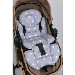 کوسن کالسکه کودک با ساپورت کمری ارتوپدی Umaybebek، پارچه نخی - محصول اصلی