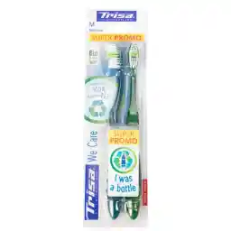 مسواک تریزا مدل We Care با برس متوسط - بسته دو عددی
