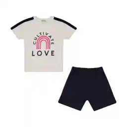 ست تی شرت و شلوارک بچگانه ایزی دو مدل 2181291000183