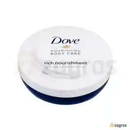 کرم مرطوب کننده و تغذیه کننده بدن داو مناسب انواع پوست 150 میل