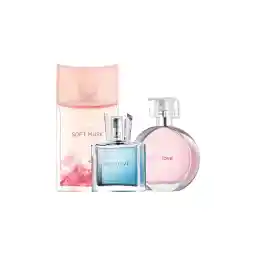 ست عطر زنانه 3 تکه Avon Soft Musk & Wish of Love & Perceive 8681298982920