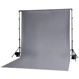 بک گراند فوتوفلکس Photoflex Muslin Backdrop 3x6 Gray