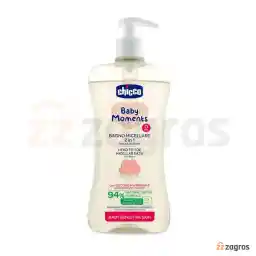 شامپو سر و بدن کودک میسلار 2 در 1 چیکو حاوی روغن پنبه و ویتامین E حجم 500 میل