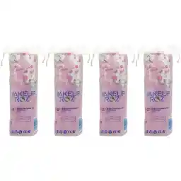 پد پاک کننده آرایش میکاپ رز مجموعه چهار عددی