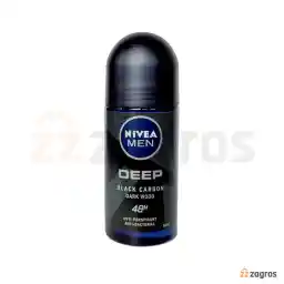 رول ضد تعریق مردانه نیوآ مدل Deep Black Carbon Dark Wood حجم 50 میل