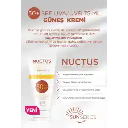 کرم ضد آفتاب Nuctus 50+ Spf Uva/uvb 75 ml کرم