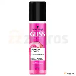 Gliss iki fazlı saç kremi spreyi, model SUPREME LENGTH, hacim 200 ml