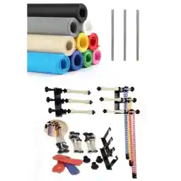 کیت فون زنجیری سه تایی + فون 3x2 pro + لوله آهنی 2 متری Three chain fone kit