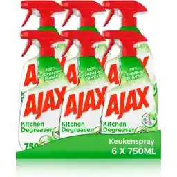 اسپری آشپزخانه Ajax 6 x 750ml - بسته ارزشی اسپری آشپزخانه Ajax 6 x 750ml - بسته ارزشی
