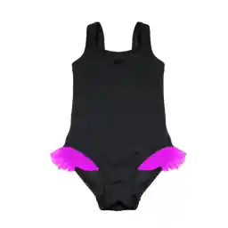 مایو دخترانه DEEP BEACH مشکی صورتی مشکی Db200618cm