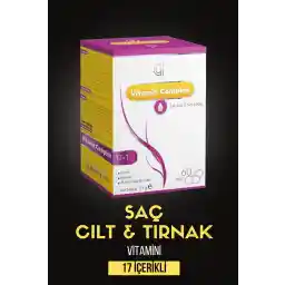 کمپلکس ویتامین مو Quality Life Ql 60 قرص بیوتین کراتین دم اسبی سلنیوم روی اسید فولیک ویتامین مو