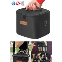 کیف لوازم آرایشی عایق حرارتی Wmoloxs جعبه ست لوازم آرایش سایز بزرگ ضد آب