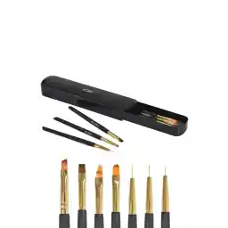 ست برس ناخن دائمی و دائمی لوکس MOZIUR 7 عددی