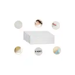 دیوارهای رنگارنگ 1 متر مربع 6 تکه کاشی خود چسب کاغذ دیواری آشپزخانه پانل 3 بعدی