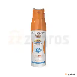 اسپری ضد آفتاب کودک سان سیف SPF30 حجم 150 میل