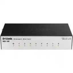سوییچ 8 پورت گیگابیت و دسکتاپ دی-لینک مدل DGS-108 D-Link DGS-108 8-Port Gigabit Desktop Switch