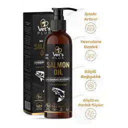 روغن ماهی سالمون ویتز پلاس برای گربه ها و سگ ها 200 میلی لیتر (پشتیبانی از سلامت پوست و اشتها)