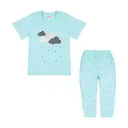 ست تی شرت آستین کوتاه و شلوار دخترانه مادر مدل 428-54