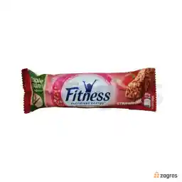 غلات بار نستله مدل Fitness حاوی توت فرنگی وزن 23.5 گرم