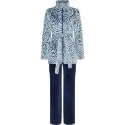 باستونيت - بدلة منزلية نسائية ايلفا - أزرق - فليس - مقاس 42