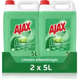 Ajax All-Purpose Cleaner Lime 2 x 5L - بسته ارزشی