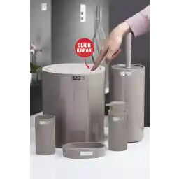 ست حمام 5 تکه Ocean Home Mink