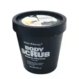 اسکراب شنی بدن کیس بیوتی حاوی عصاره زغال حجم 200 میل