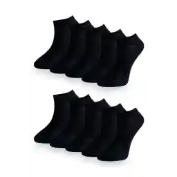 کشوی جوراب جوراب کوتاه نخی مشکی 10 عدد