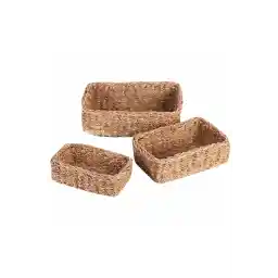 سبد سازمان دهی سایز 3 مستطیلی حصیری CasaLinda