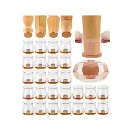 کفش صندلی رومیزی سیلیکونی 8Pcs(2CM OR 2.8CM) صندلی صندلی محافظ ضد لغزش کف