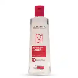 تونر پاک کننده آرایش صورت درمومدیک مناسب پوست حساس حجم 200 میل