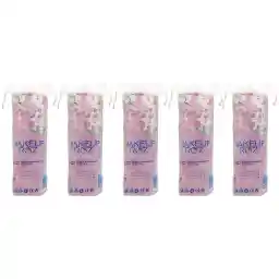 پد پاک کننده آرایش میکاپ رز مجموعه پنج عددی